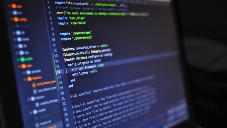 Close Up Photo of Programming of Codes